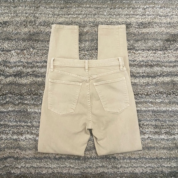 Current/Elliot Skinny Jeans Sz 27 | Current/Elliot High Rise Skinny Jeans Khaki - Picture 10 of 12